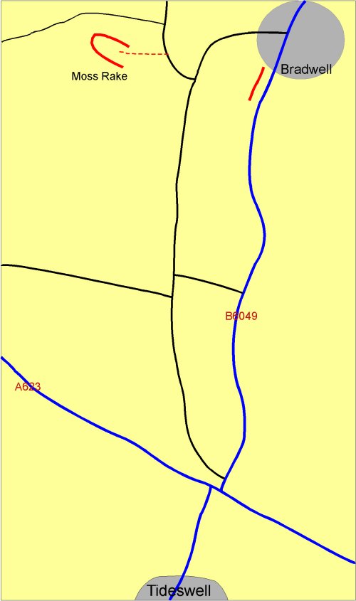 Bradwell Dale map