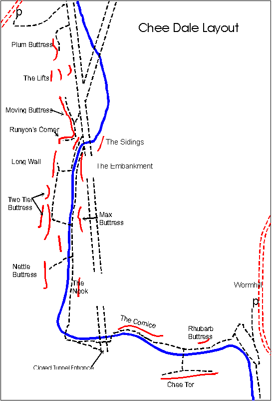Cheedale map