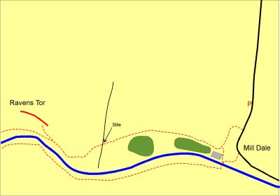 Map to Raven Tor