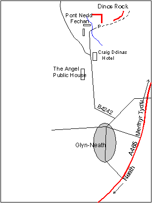 Dinas Rock map 1
