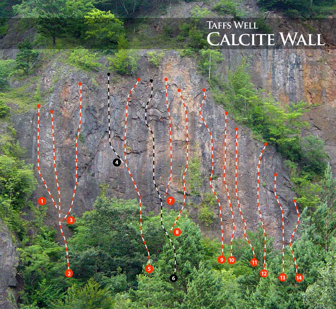 Calcite Wall topo