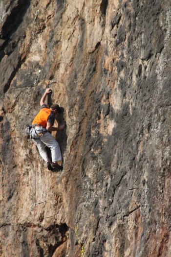 Climbing at Taffs Well Main