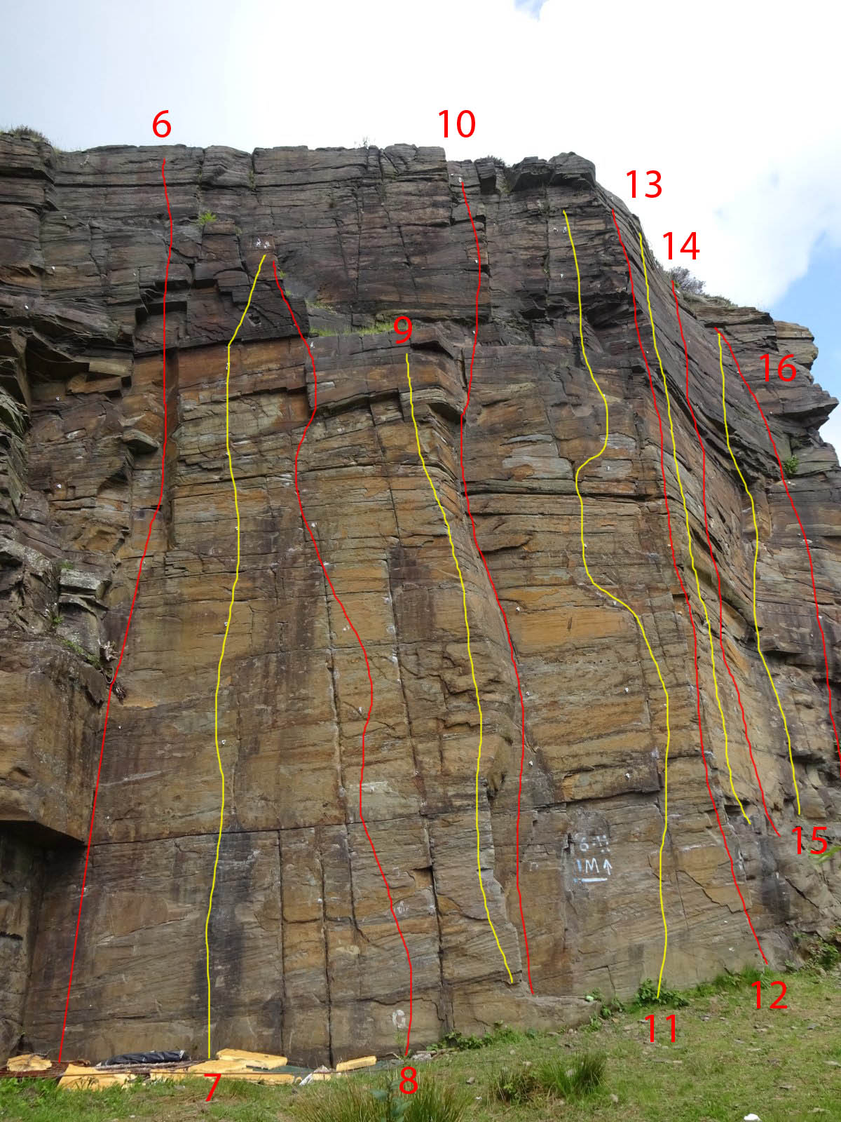 Llandarcy Right topo 2
