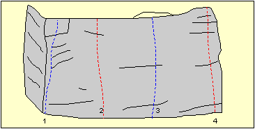 Left-hand buttress topo