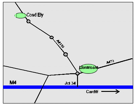 Coed Ely map 1