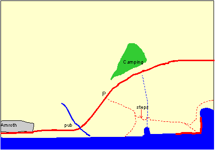 Amroth Approach map 2