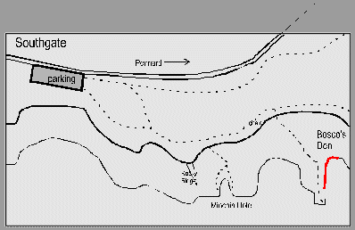 Bosco’s Den map