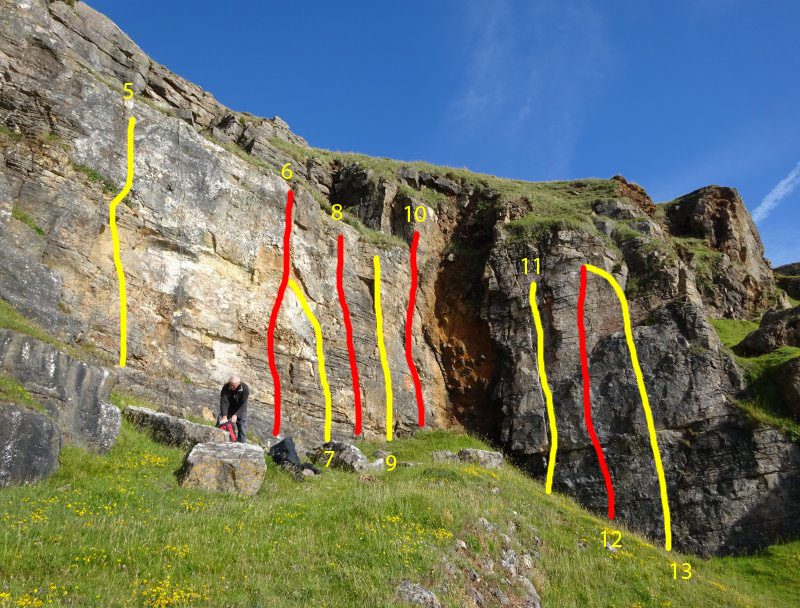 Calcite Bay topo
