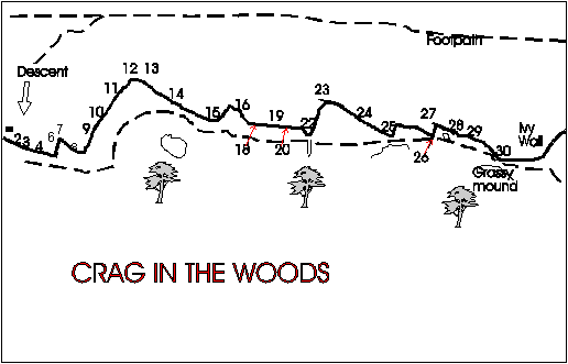 Crag in the Woods topo