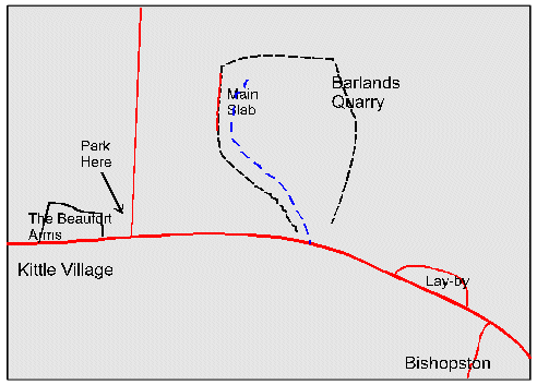 Barlands Quarry map 2